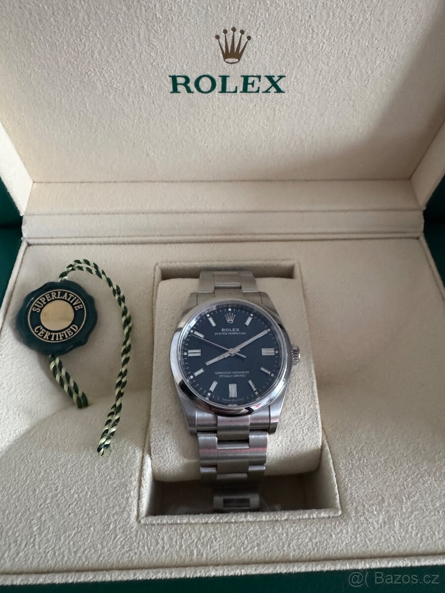 ROLEX OYSTER PERPETUAL 36 MM BLUE - 2