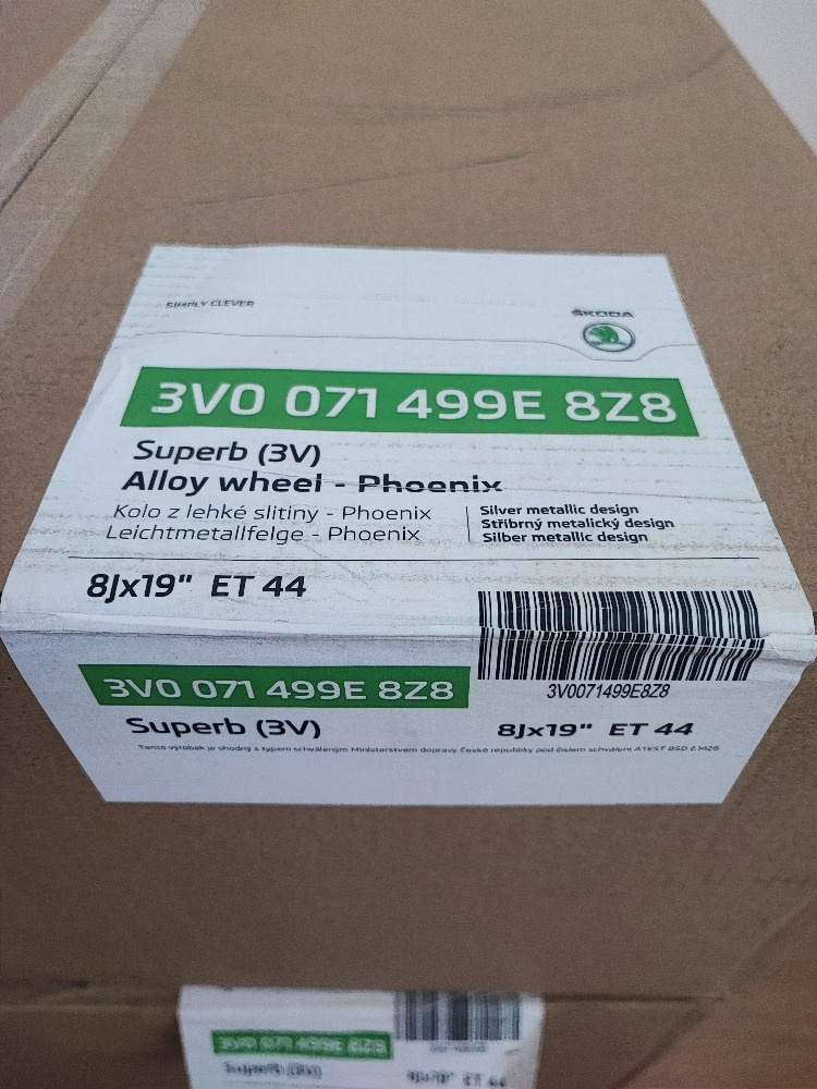 Alu disky 19" Škoda Superb 3 - Phoenix / Trinity - 2
