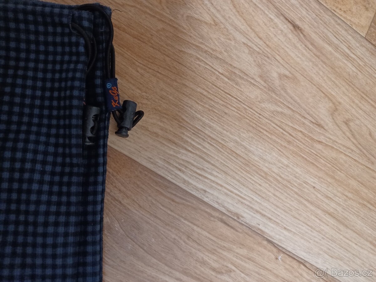 Kugo chlapecké kalhoty modré 146 reflexní kapsy - 2