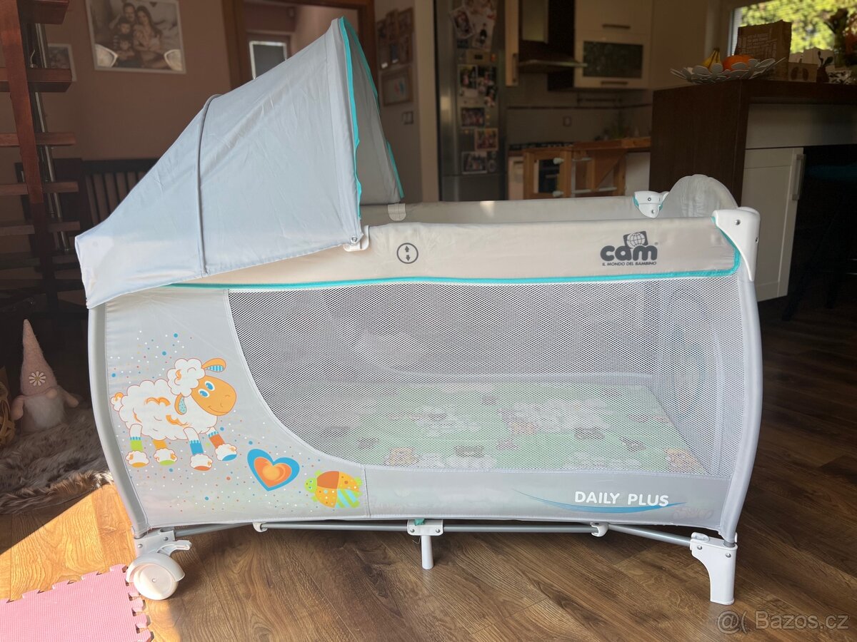 CAM Daily Plus – cestovní postýlka + kokosová matrace - 2