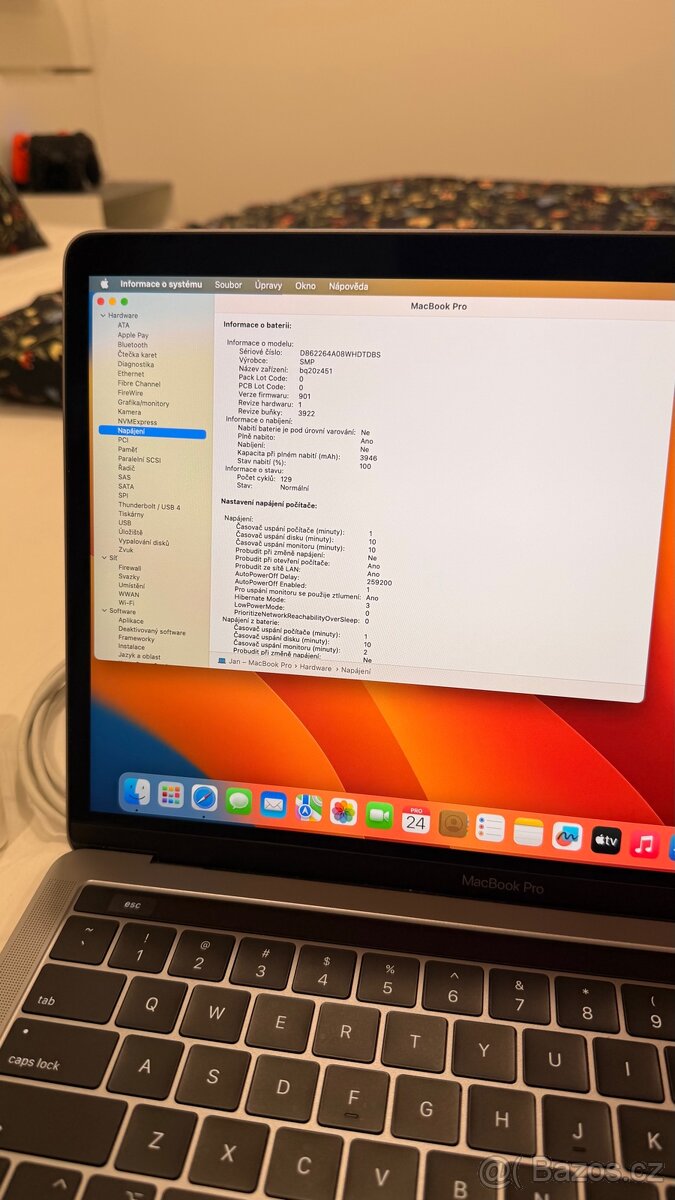 Prodám MacBook Pro 13” (2017) – 16 GB RAM, 512 GB SSD - 2