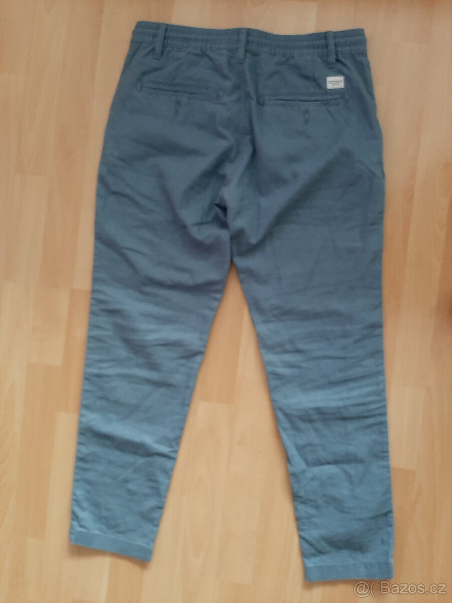 Dámské kalhoty šedomodré C&A2 - 2