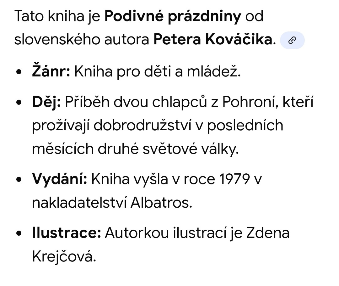 Knizka podivné prázdniny - 2