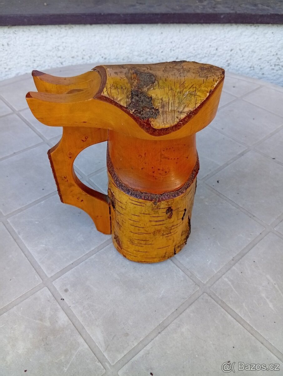 Prodám dřevěný korbel. - 2