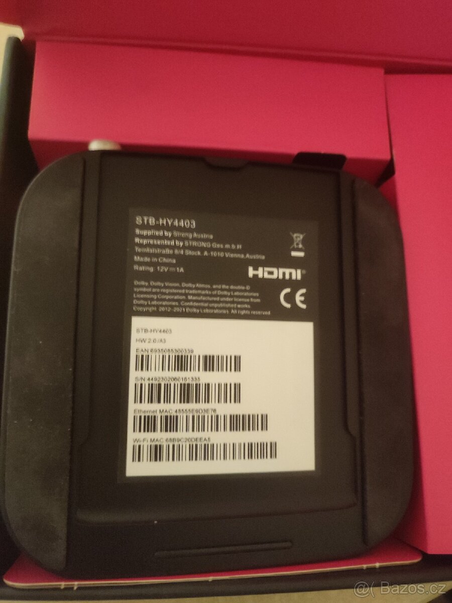 T-Mobile SET-TOP BOX Skyworth HY4403 (4. gen) (NOVÝ) - 2