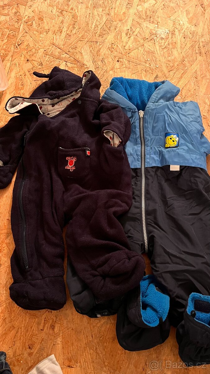 Zimní komplet 9-12 měsíců, modrá - 2