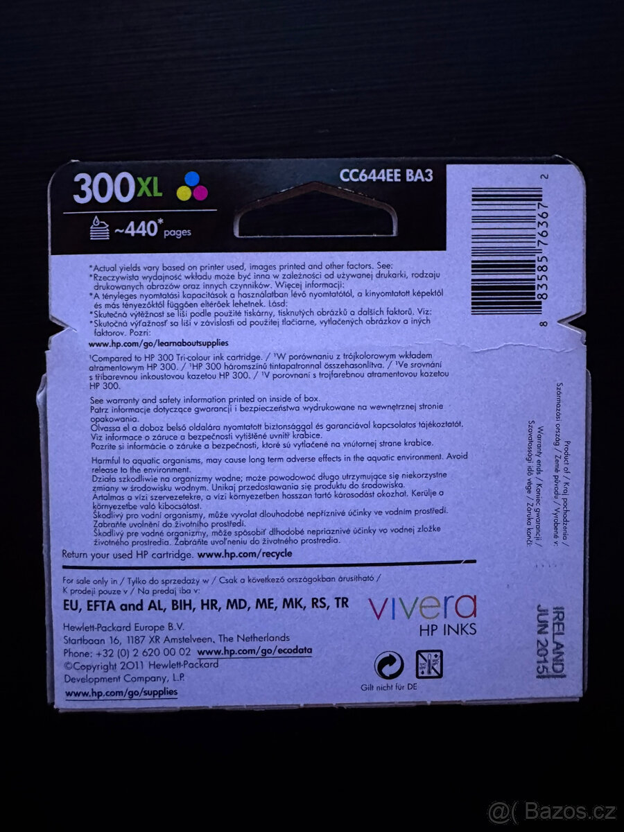 HP 300XL CC644EE color - 2