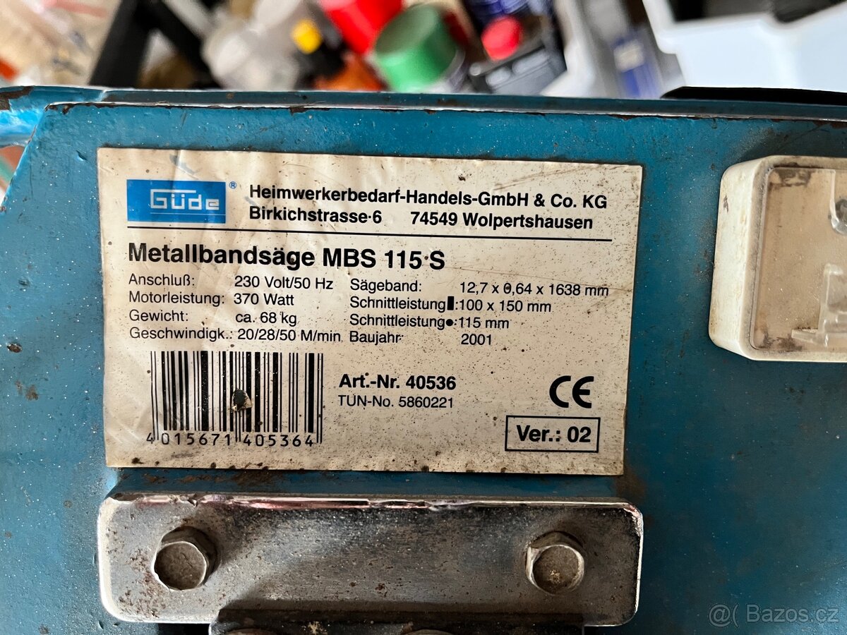 Pásová pila na kov - 2