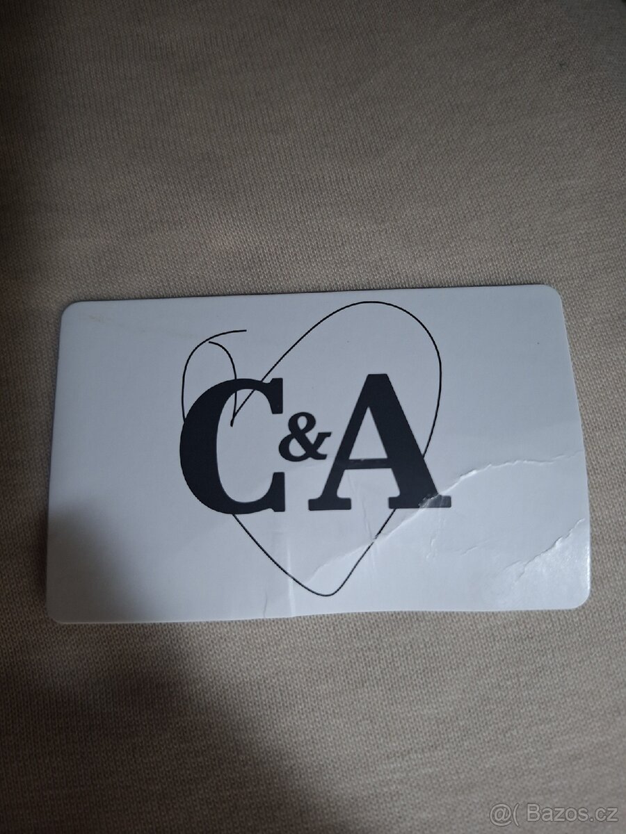 Dárková karta C&A v hodnotě 598kč - 2
