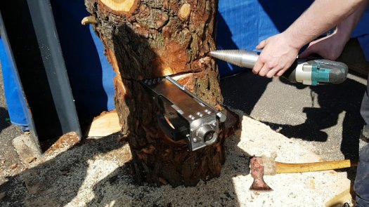 Ruční štípač dřeva, štípací klin na dřevo, - 2