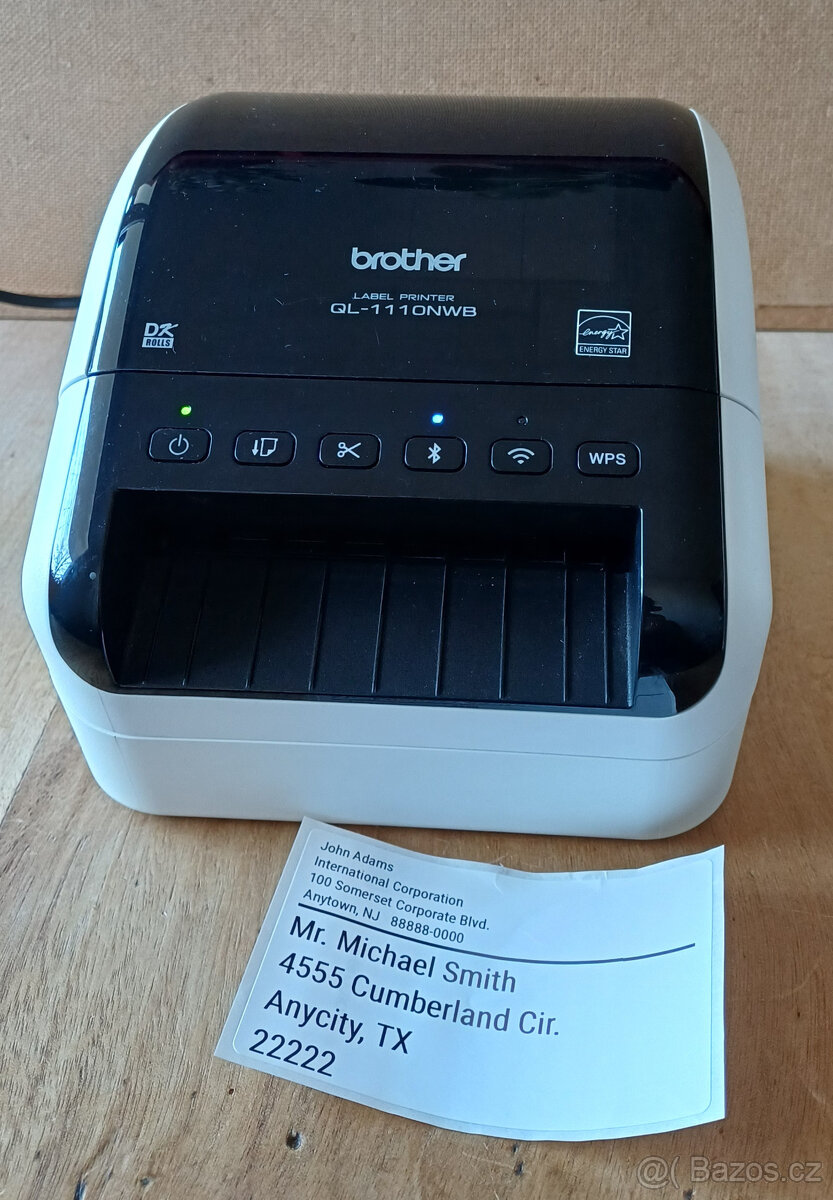 Profi tiskárna štítků Brother QL-1110NWB + 7 rolí - 2