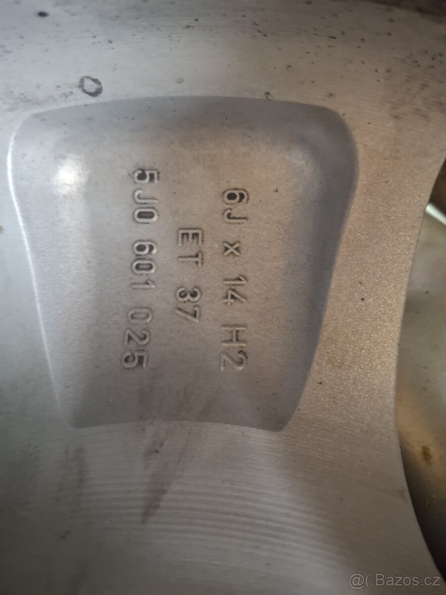 Prodám disk kola Škoda 14" 5X100 - 2