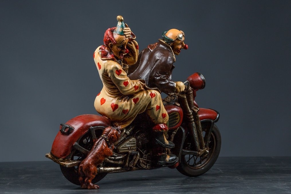 Klauni na motorce, motorka, klaun, šašek - 2
