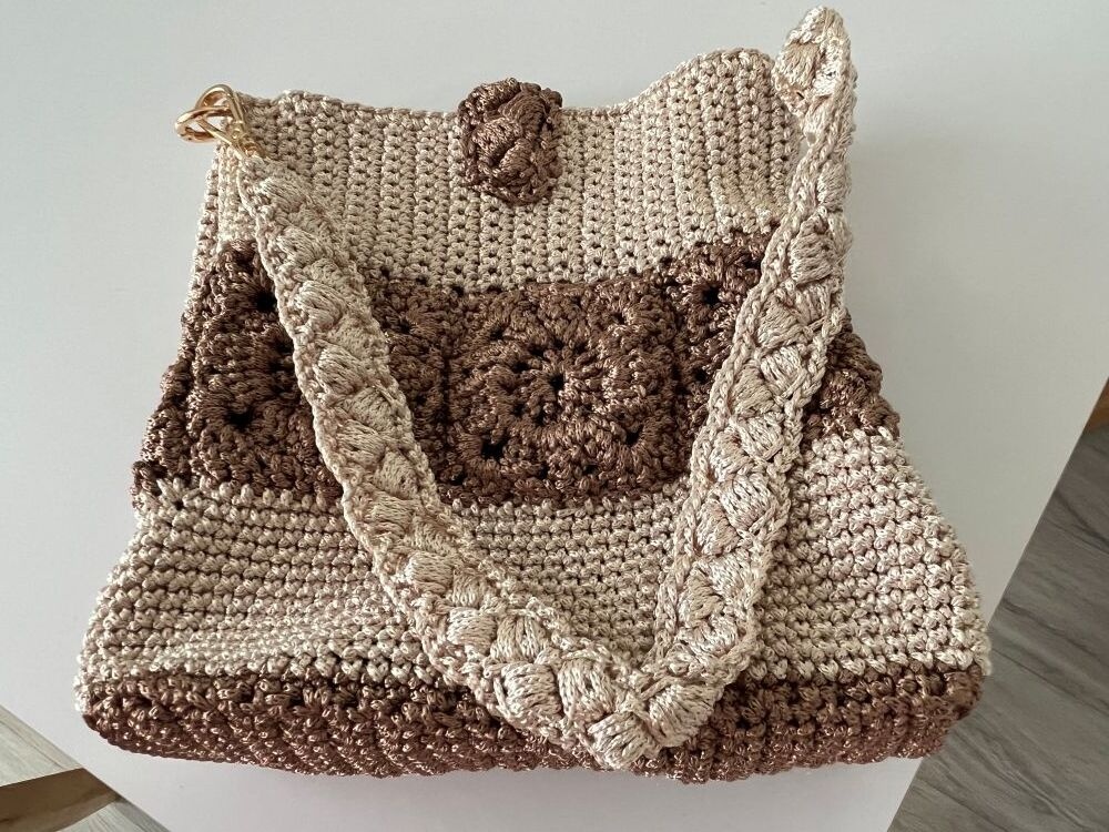 Ručně háčkovaná kabelka - 2