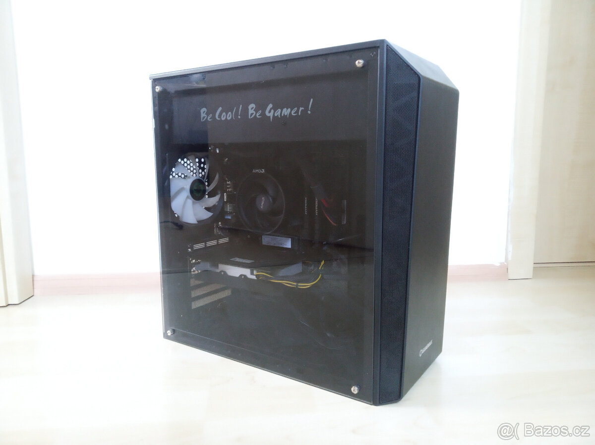 Herní počítač s RGB, Ryzen 5 1600, RX 580 8G, 256G SSD + HDD - 2