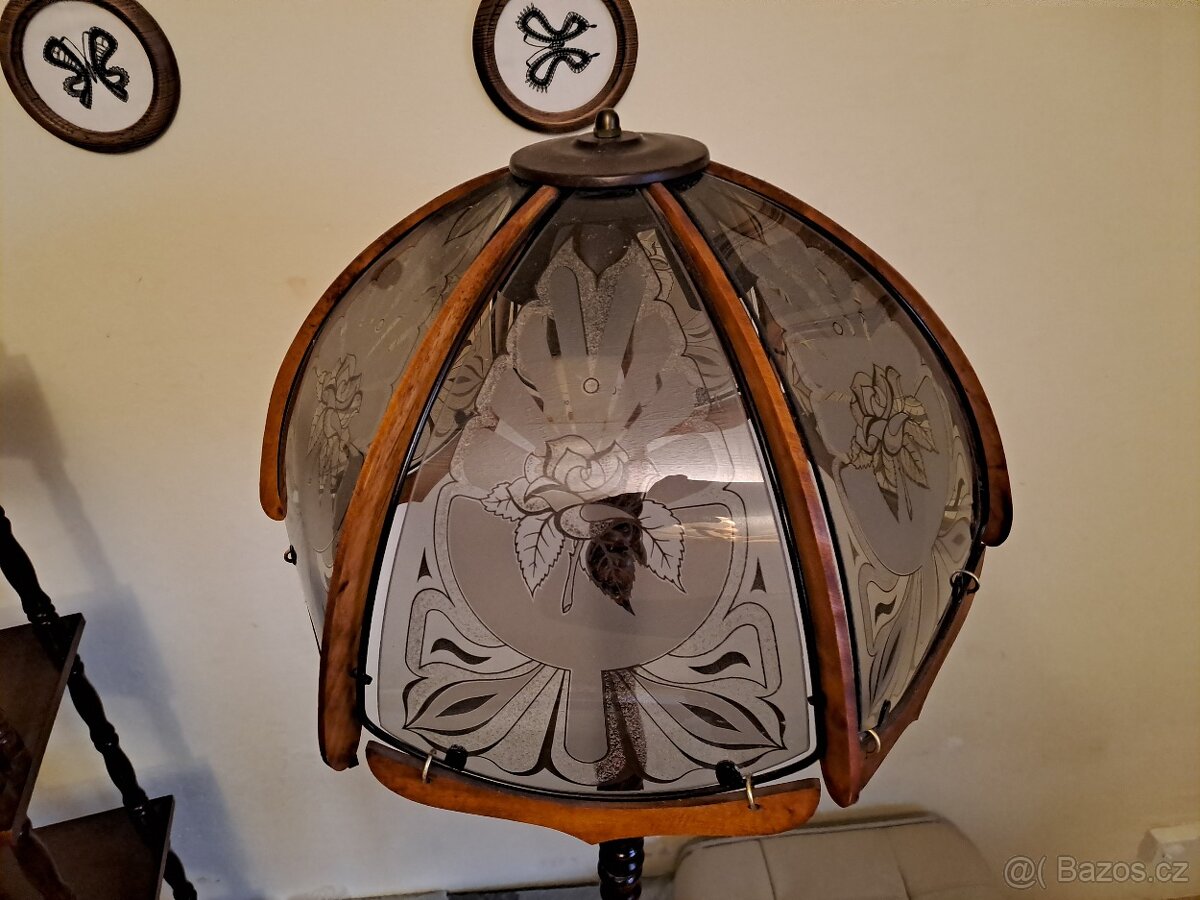 Lampa stojací retro - 2