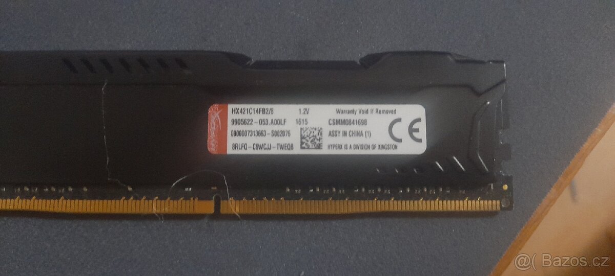 HyperX Fury ddr4 8gb - 2