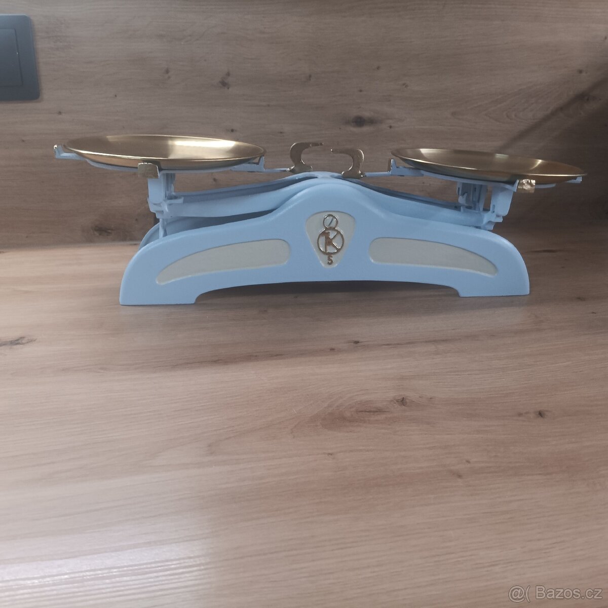 Staré kuchyňské váhy modré - 2