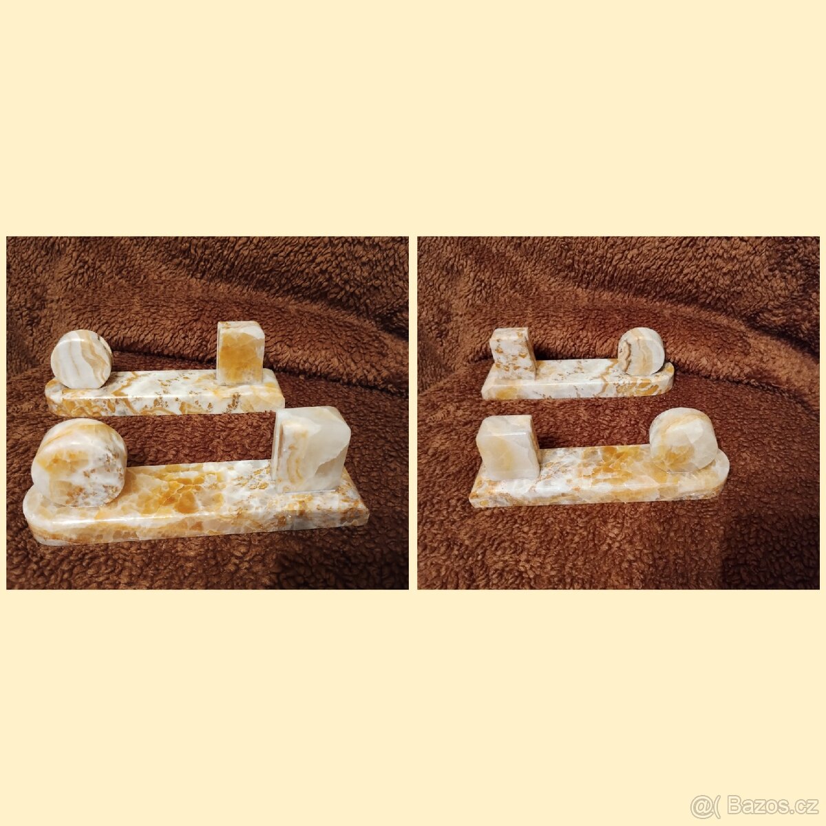 Starožitné mramorové rámečeky na fotografii - 2