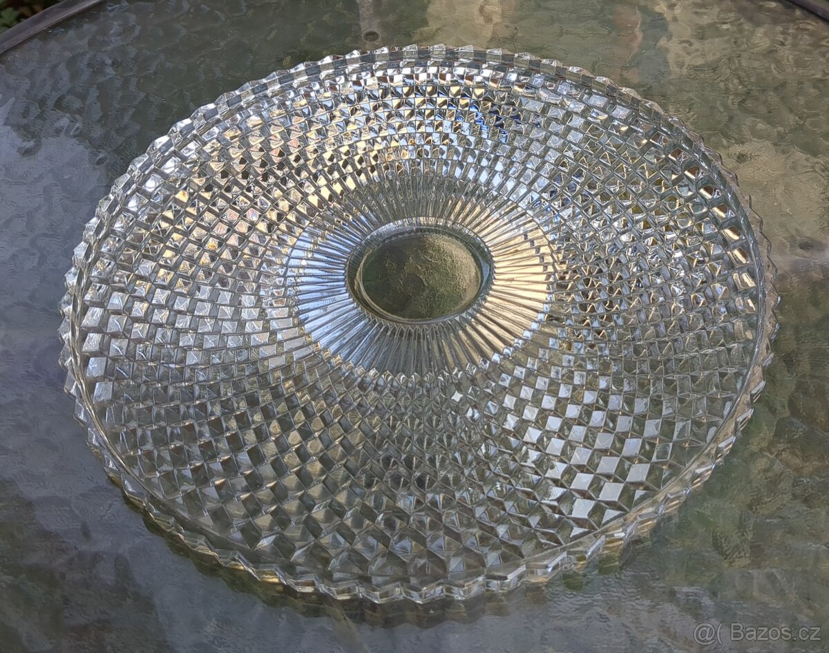 Nádherný skleněný tác - 2