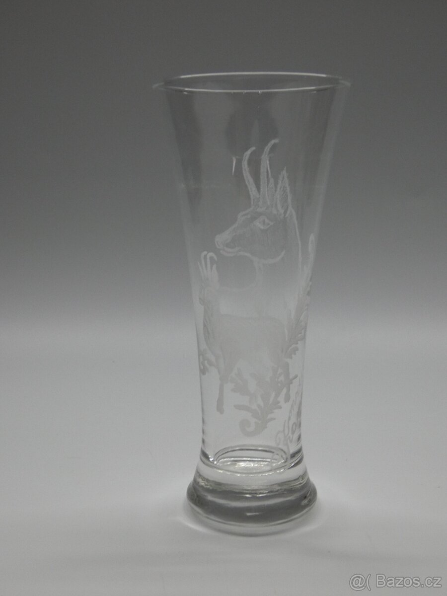 Myslivecké sklenice a váza - 2