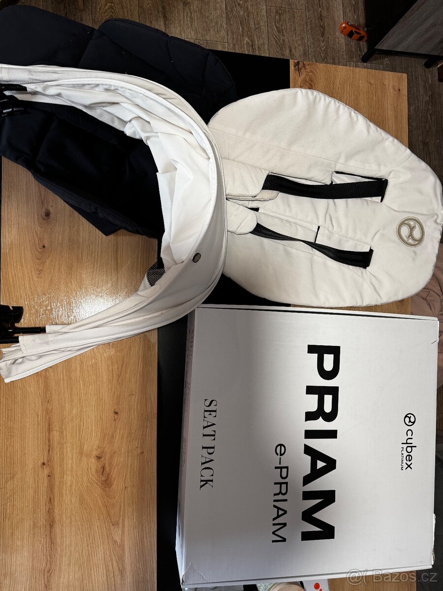 Seatpack/potah Cybex priam off white - 2