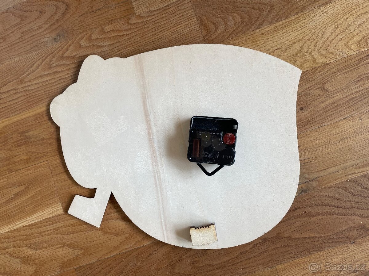 Nástěnné hodiny, dětské, dřevěné - 2