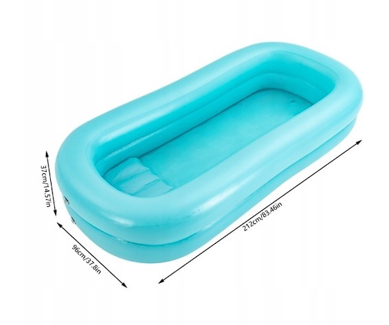 Nafukovací vana do postele (Shower Bed) – set s pumpou - 2