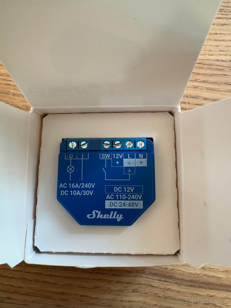 Shelly 1 plus - spínací modul wifi - 2