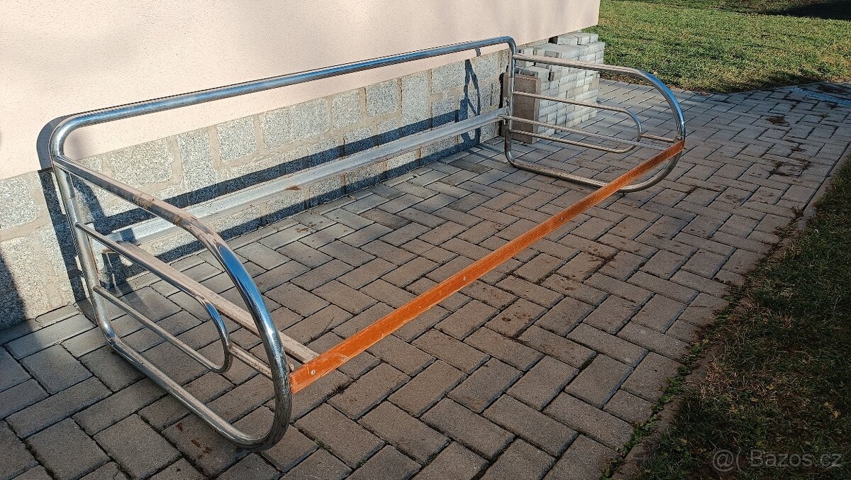 Retro chromová postel - 2