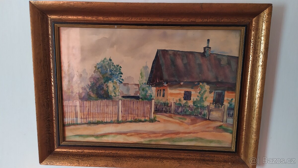 Originál starý obraz - 2