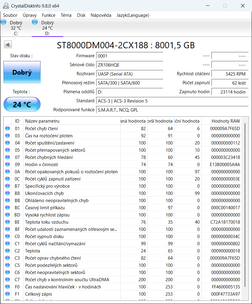 Externí disk Seagate 8tb - 2