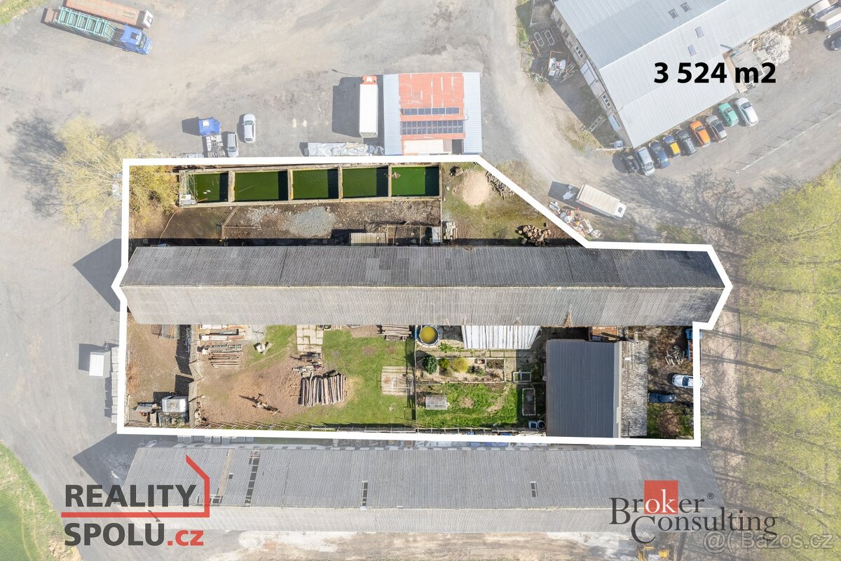 Prodej, komerční/zemědělský, 1850 m2, 53843 Kněžice, Chrudim - 2