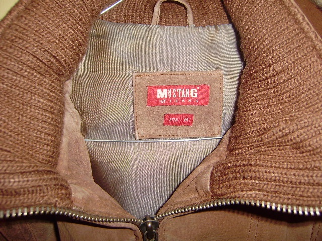 KOŽENÁ ZIMNÍ BUNDA zn. MUSTANG vel. M - 2