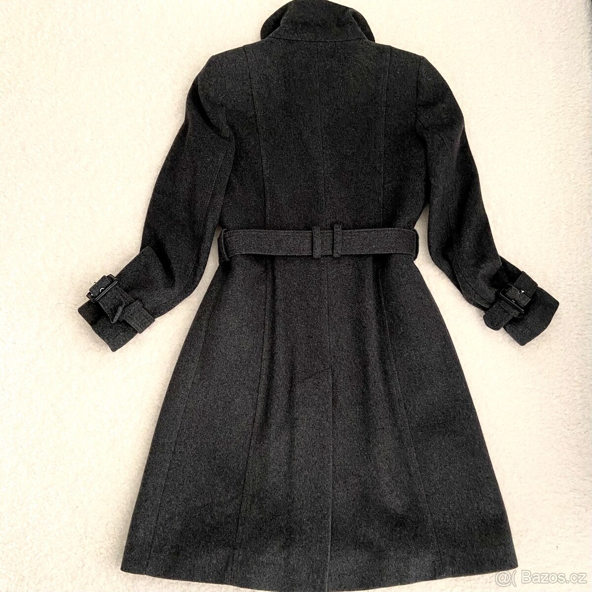 Dámský dlouhý vlněný kabát Mango vel. XS/36 - 2