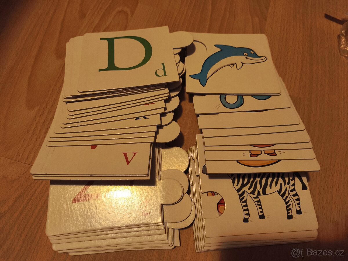 Velké puzzle s písmeny a obrázky - 2