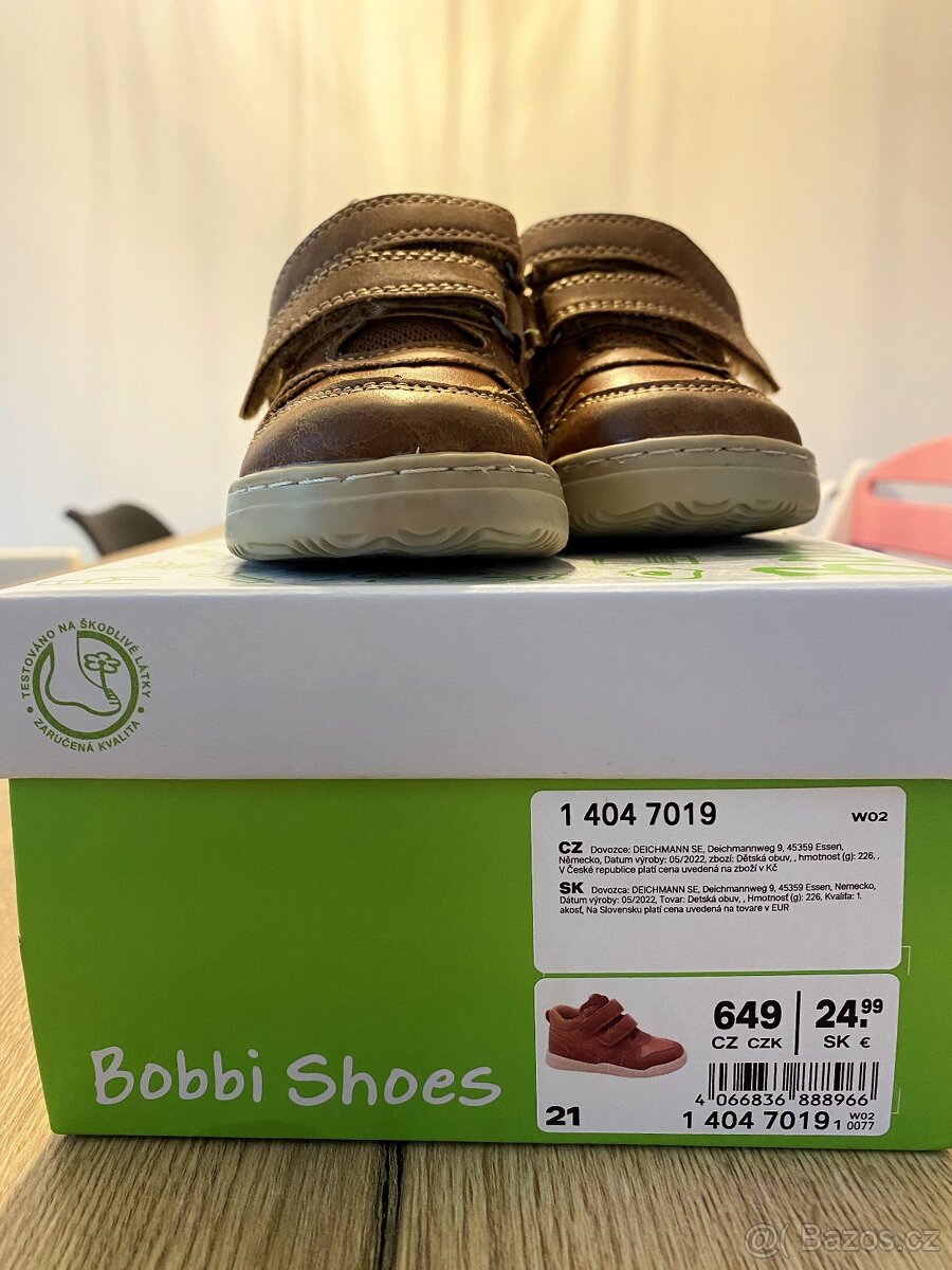 Boty jarní/podzimní, vel. 21, jako nové - 2