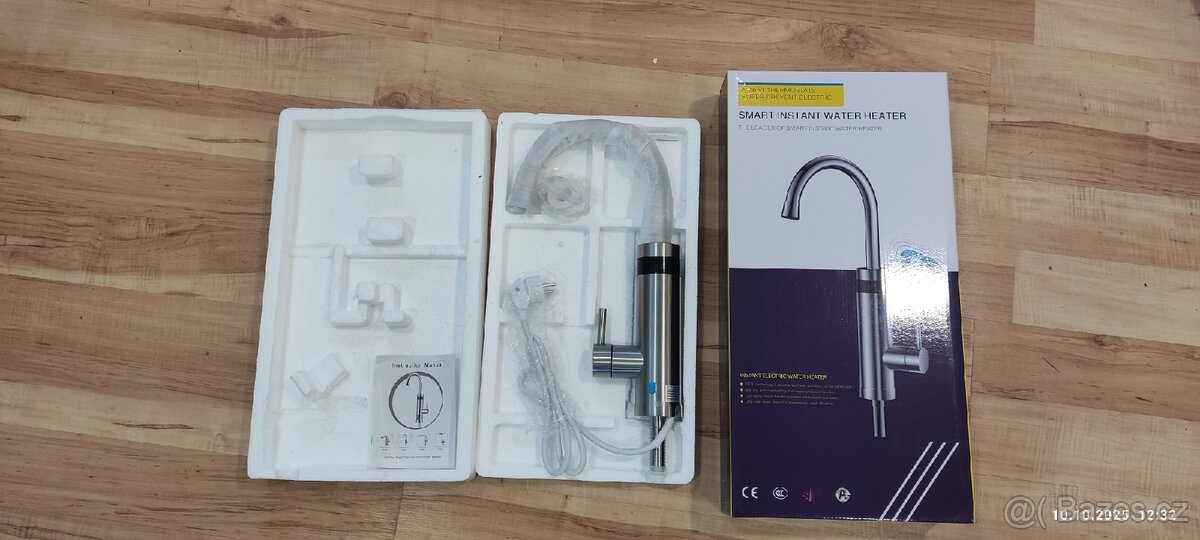 Dřezová nerezová baterie s ohřívačem vody - 2