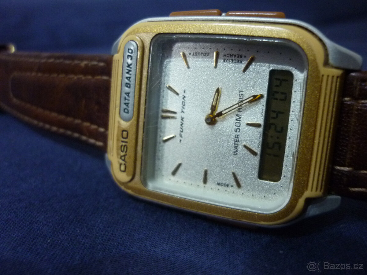 vintage hodinky Casio data bank - 2