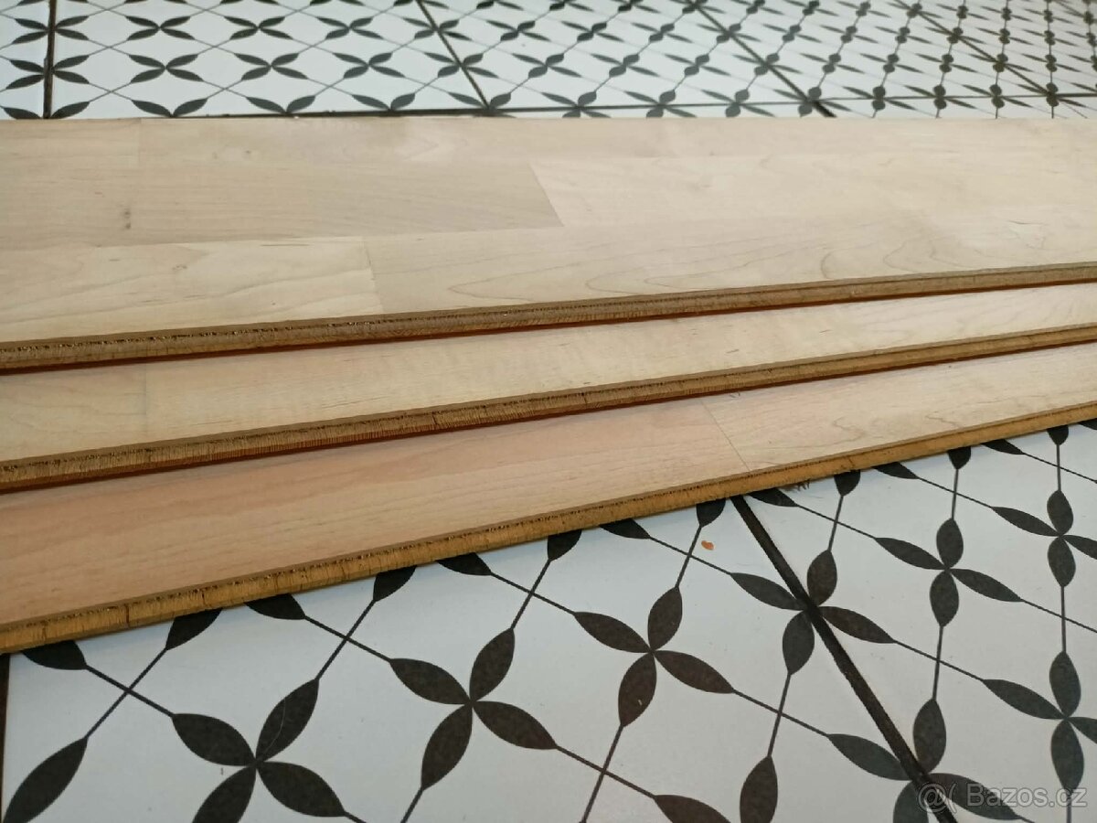 Plovoucí dřevěné podlaha nová - 2