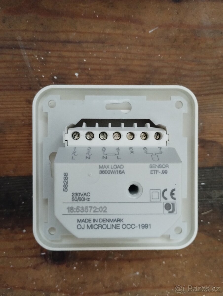 Elektrický programovatelný termostat OCC-1991 - 2