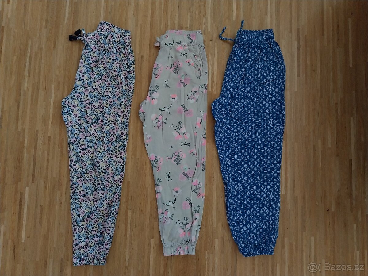 Letní kalhoty, teplaky... vel. 116, 122 - 2