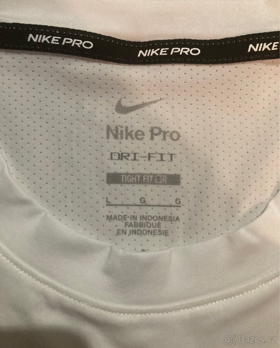 Termotriko Nike Pro Bílé L - 2