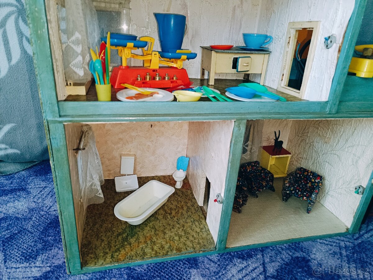 Retro domeček pro panenky - 2