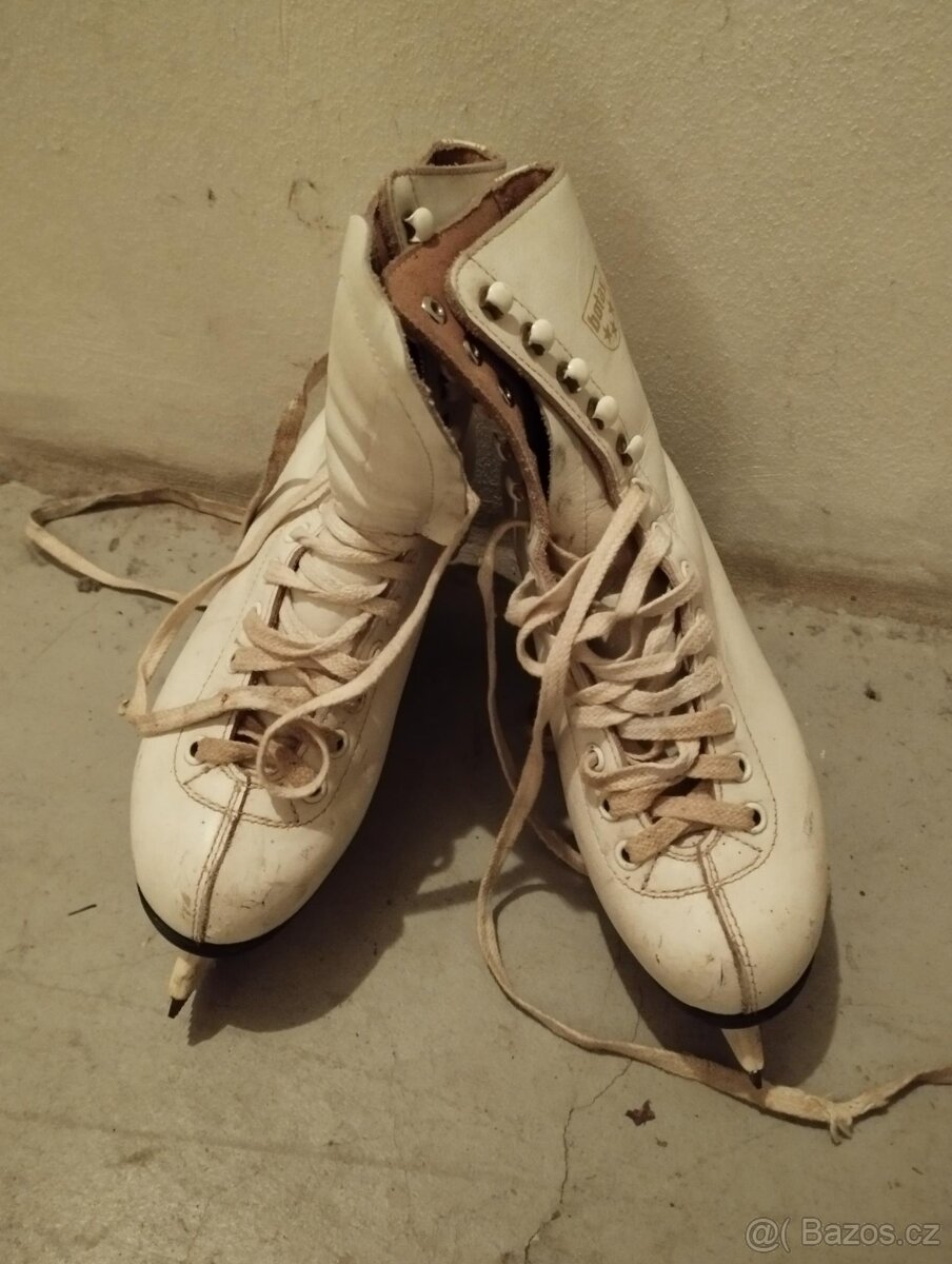 dívčí bílé brusle vel. 36,5 - 2