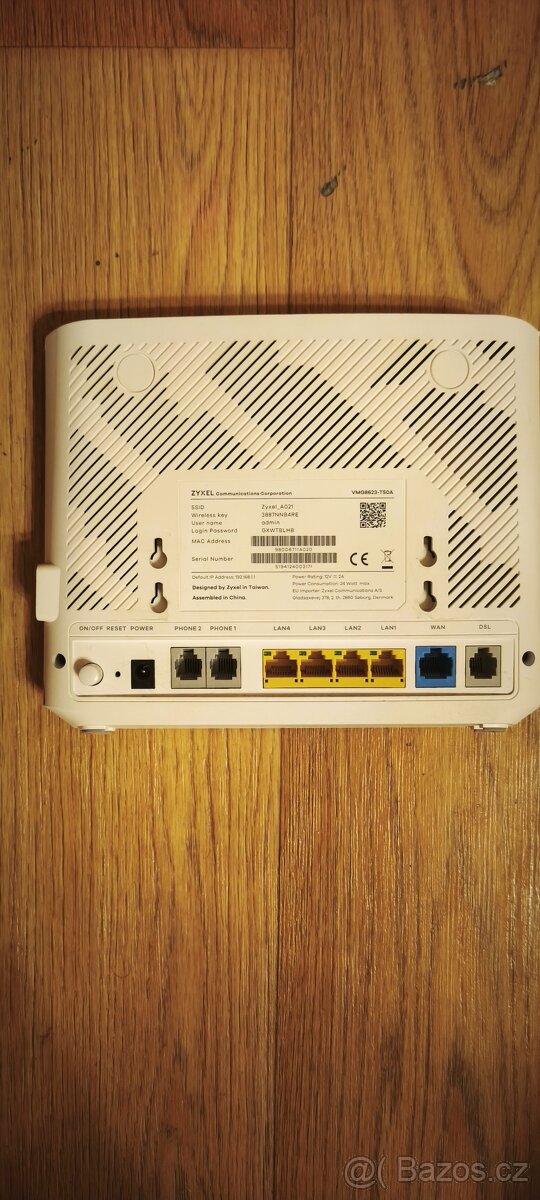 Modem DSL WiFi Zyxel VGM8623-T50A - 2
