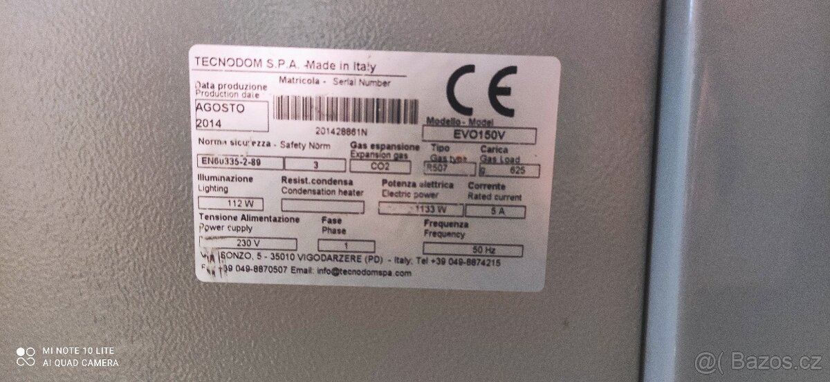 Chladící vitrína Tecnodom EVO 150cm - 2