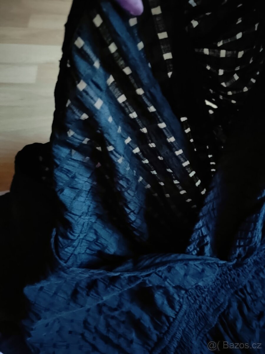 Černé letní šaty L/XL - 2