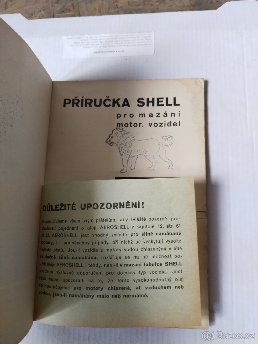 Shell příručka 1935 v češtině - 2