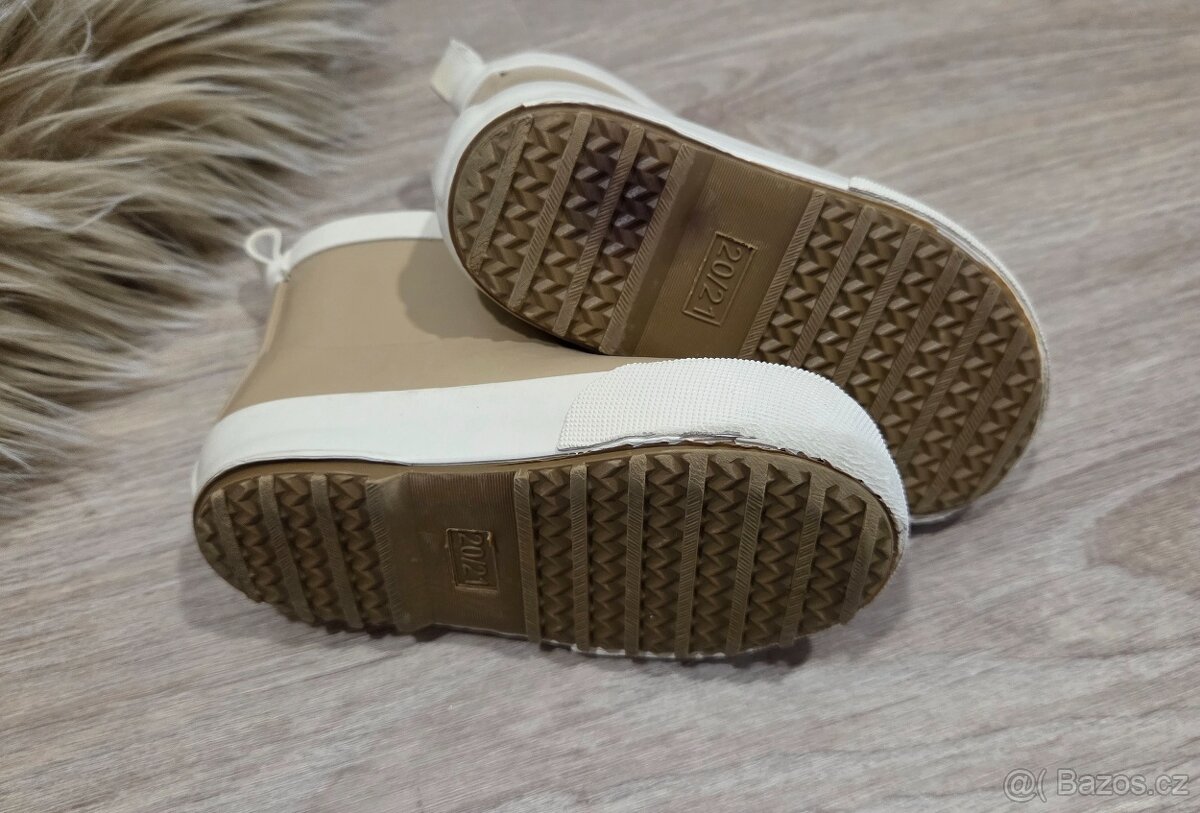 Béžové holínky H&M - 2